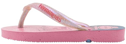 Havaianas Kids Slim Princess Flipflop, Pink Lemonade, 31-32