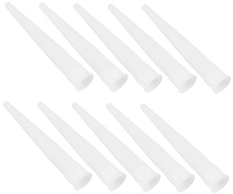 Homoyoyo Forniture per Tubi Elettrici 100 Pezzi Ugelli in Plastica Ugello per Presa Inchiostro Monouso Punta per Tubo per Manutenzione