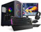 AlphaSync Prebuilt Gaming PC Bundle - AMD Ryzen 5 5600, 16GB DDR4 RAM, 1TB SSD, NVIDIA GeForce RTX 4060 8GB, Windows 11 Home - CiT Raptor Keyboard, Mouse, Headset, Mouse Pad & ASUS 24-inch Monitor