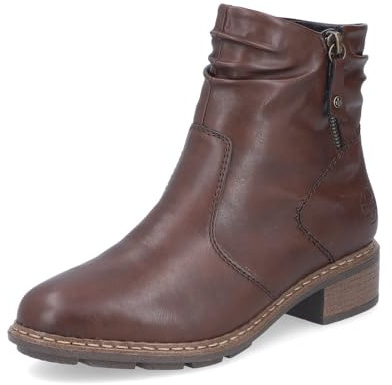 Rieker Bottines classiques pour femme 77281, Marron 25, 37 EU
