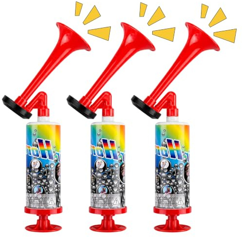 XLTXWD 3PCS Air Horn, Handheld Air Horn for Marine Signalling and Emergency Alerts, Compact Air Horn Design for Easy Portability