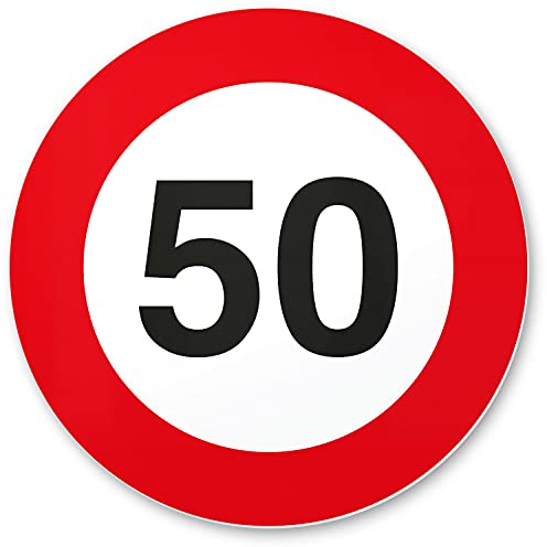 DankeDir! 50. Geburtstag Geschenk Schild 20 x 20 cm Geschenkidee Geburtstagsgeschenk runder Geburtstag 50er - Geburtstagsfeier Kleine süße Überraschung das Geburtstagskind