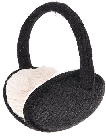 ZLYC Neue Winterzubehör Verstellbarer Ohrenschützer Ohrenwärmer Zusammenklappbar Outdoor Earmuffs Unisex Für Damen Herren, Schwarz, M