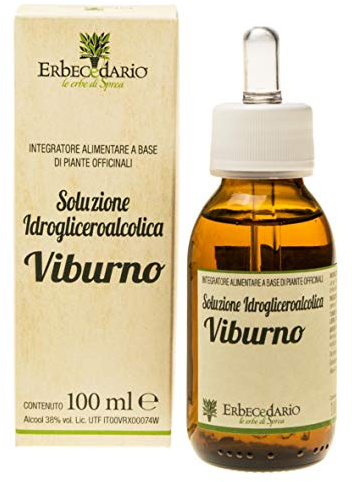 Erbecedario - Viburno Gemmoderivato Favorisce la funzionalità delle Vie Respiratorie, Soluzione Idrogliceroalcolica, 1 Flacone 100ml