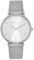 Liebeskind Berlin Damen Analog Quarz Uhr mit Leder Armband LT-0257-LQ, Silber