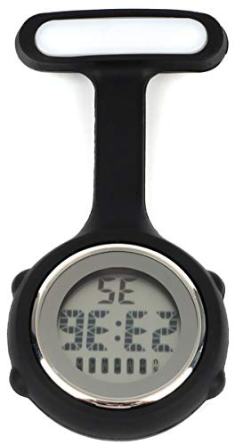 Pin On Digital Silicone Multi-Function Fob Nurse Watch Night Lights Stopwatch