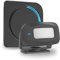 Aktivstar Sensor de Movimiento con Sonido Alarma para entradas/Sensor de Movimiento para Casa y Comercios,Timbre Inalámbrico para Puerta,Alarma de Seguridad,Detector de Presencia Portátil,Negro