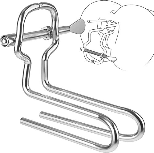 MEYILA Plug Anal Metálico, Butt Plug Tamaño ajustable, Dilatador Anal Higiénico y Fácil de Limpiar Sex Toys para Adultos para Mujeres y Hombres