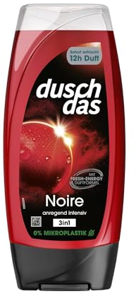 Duschdas 3-in-1 Duschgel & Shampoo Noire Duschbad mit Fresh-Energy-Duftformel sorgt für einen erfrischenden Start in den Tag 225 ml