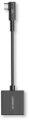 AC Infinity Adaptador de Cadena de Margaritas RJ11 2 en 1, Cable de conexión secuencial en Forma de L, Conector de ángulo Recto para Luces LED UIS de Crecimiento