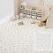 große Puzzlematte 120cm Krabbelmatte Spielmatte Schaumstoffmatten Baby Schaumstoff Puzzle Matte Kinderzimmer Deko (60x60cm, Weiß)