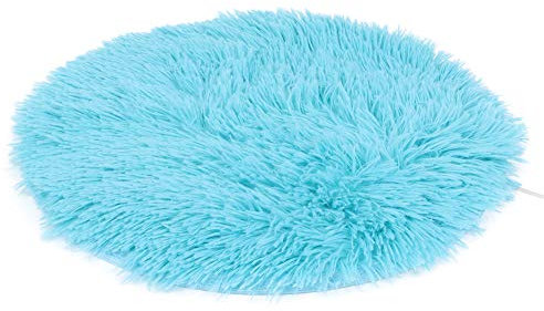 Qcwwy Hochwertige Plüsch-Haustier-Heizmatte, Konstante Temperatur 28 °C, USB-Aufladung, Haustier-Heizdecke für Kleine Hunde und Katzen, Königsblau, Silber, Grau, Grasgrün (Navy blau)