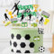 LHOEST Fussball Tortendeko Geburtstag Junge Mädchen 27 Stück Fussball Deko Geburtstag Kinder Fußball Deko Kuchen DIY Tortendeko Fußball Tortenaufleger Fussball Torten Topper Happy Birthday Thema Party