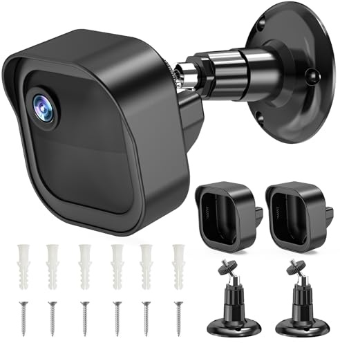 2-Pack New Blink Outdoor 4 Camera Mount, 360° Adjustable Security Mounting Bracket with Weatherproof Protective Cover Case, Blink Camera Accessories for Blink Outdoor 4 (4th Gen)/3rd Gen/Outdoor 2K+