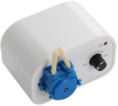 Aumotop Peristaltisk Pump Aquarium Vattenpump Justerbar 14~41,5 Ml/min Livsmedelsklassad Doseringspump för Laboratorieanalys och Akvarium, 1 X Peristaltisk Pump