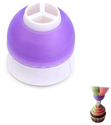 3 ugelli per tubazioni accoppiatori rimovibili per decorare torte adattatori Unihead per sacchetti di glassa adattatori per ugelli di glassa