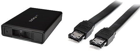 StarTech.com 3.5 External Hard Drive Enclosure with eSATA Cable
