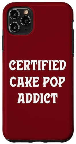 Coque pour iPhone 11 Pro Max Gâteau Pop Addict, Funny Cake Pop Christmas