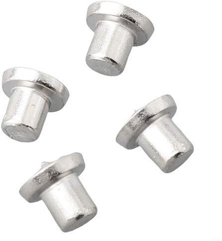 ZWEquipint Wood Dowel Centre Point Set,6 8 10 12Mm Timber Marker Hole Tenon Center Tool,For A3 Steel Chrome Plated Alignment Pins Woodworking Joinery Hardware Kit(hollow 6mm)