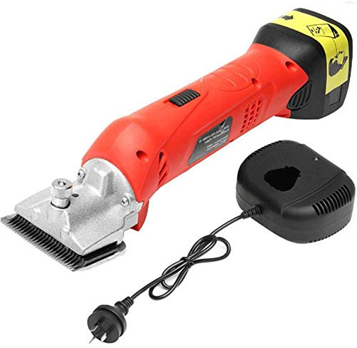 ZJFHEYUO Ciseaux de toilettage Rechargeables sans Fil 450 W pour Chevaux, bovins, chameaux et Animaux à Poil épais, Verts