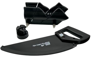 PBP PipeLagger Pro Complete Kit - Pipe Insulation Mitre Tool 33-85mm Insulation Saw Plus Sharpener (Black Mitre Tool & Pro Insulation Saw)