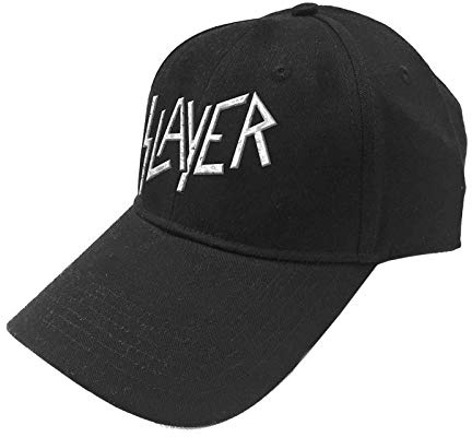 Slayer Cappellino da Baseball Classic Band Logo Sonic Argento Nuovo Ufficiale Size One Size