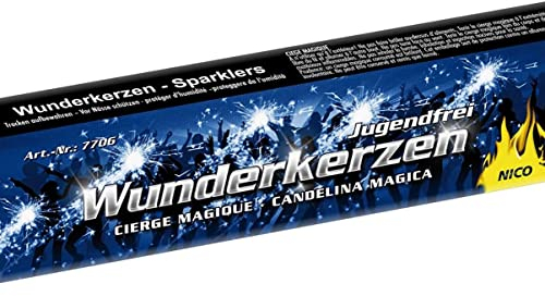 Wunderkerze 17cm 40 Stück Brenndauer ca.35 Sekunden