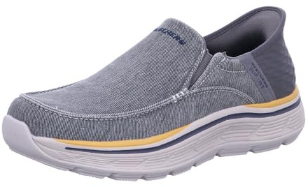 Skechers Slip-Ins Remaxed - Fenick 204839-CHAR, Men Brogues, Grey, 41 EU