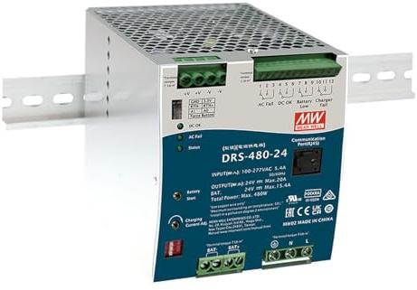 Mean Well DRS-480 Series DRS-480-48 480W All-in-One Intelligent Security Power (DRS-480-48)