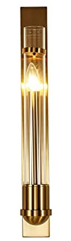Nordic Style Wall Sconces Iron Retro Light Wall Mounted Salt Lamp Suitable E14 Light Source for Bedroom,Cafe,Bar,Farmhouse Decorative Lighting Sconce Stylish