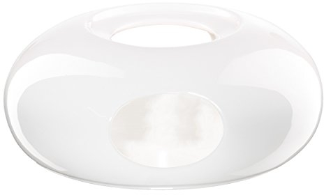 ASA 2017013 calientaplatos, Porcelana, Blanco, 17 x 17 x 6.7 cm