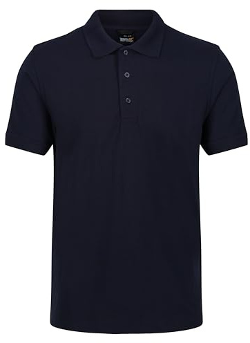Regatta TRS143 54096 Men's Classic 65/35 Short Sleeve Polo Shirt, Navy, 4XL