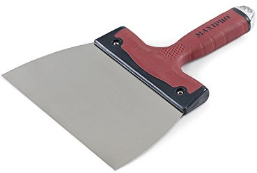 Nespoli Spatola Rasatura Inox Manico Gomma 160mm