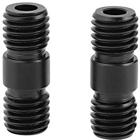 CAMVATE Filetage M12 Tige connecteur d'extension (Noir) pour système de Support de Rail 15 mm (2 pièces)