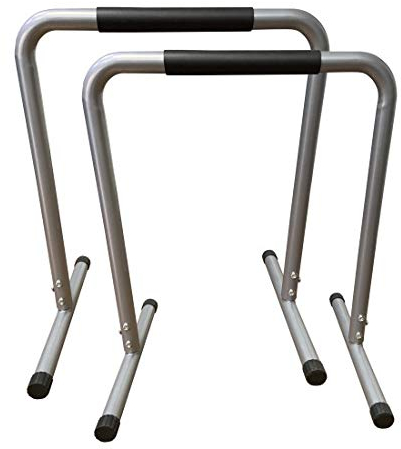 Sport-Thieme Parallel Bars Top | Dip Station für Homefitness | Dipbarren bis 250kg belastbar | Stehende Barren aus Stahl für Zuhause | Markenqualität