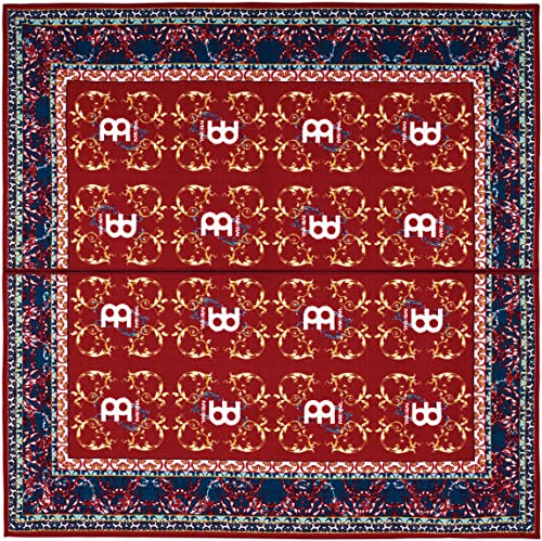 Meinl Cymbals Drum Rug Schlagzeugteppich 2x2 Meter für große Setups - rutschfester Boden, dicht gewebter Stoff – Drumset Zubehör, Oriental (MDRL-OR)