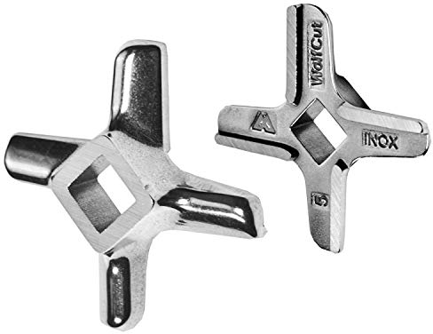 WOLFCUT Kreuzmesser Coltello a Croce, Acciaio Inox, Argento