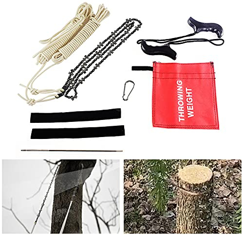 Utomhus trädgård camping med repsåg handsåg trådsåg hög handsåg handsåg 48 tums set tung repväska 65 manganstål