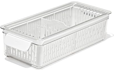 OXO Long Bin Good Grips Produce Saver, 37,6 x 15 x 9,1 cm, blanc