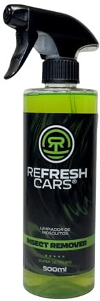 Refresh Cars Kit Elimina Insectos y Excrementos de Pájaro (500ml) - Limpiador de Mosquitos y Resina para Coche y Moto. Fórmula Segura con la Pintura, Cristales y Cromados. INCLUYE BAYETA Microfibra