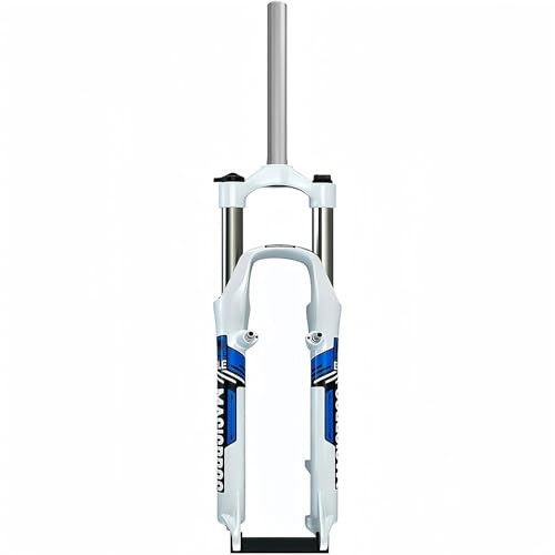 MTB Horquilla De Suspensión 26 Pulgadas 1-1/8 Viaja 100Mm Freno De Disco/V QR 9Mm Hombro Control Horquilla Delantera De Bicicleta B,26''