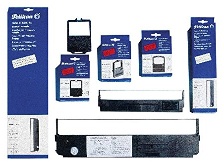 EMSTAR Farb- und Korrekturbänder für Triumph, Brother, Canon, Olympia Schreibmaschinen schwarz/rot, 1N, 02001NYSR (Nylon)