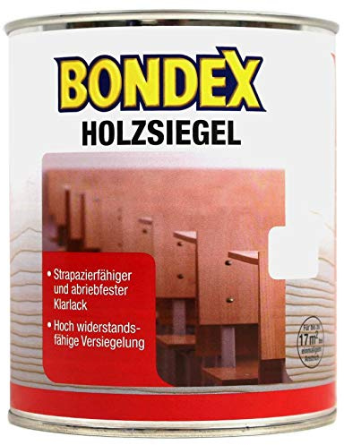 Bondex Holzsiegel Farblos / Matt 0,25 L für 5 m² | Strapazierfähig und kratzfest | Wasser- und fettbeständig | Basis natürliche Rohstoffe | Holzsiegel | Holzversiegelung