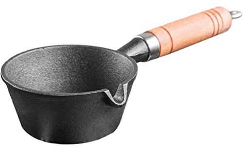 Gjutjärnsgryta gjutjärnsgryta 18 cm mjölkkastrull omelettpanna gasspis induktion kock gjutjärn kastrull gjutjärn kastrull