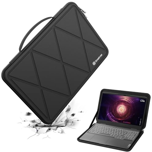 Smatree Hårt EVA-skyddsfodral kompatibelt med 15-tums Lenovo LOQ 15IRH8 Gaming Laptop, för 15-tums Ideapad Gaming 3 Laptop, för 15,6 Lenovo LOQ 15APH8 Laptop Sleeve (X8303)