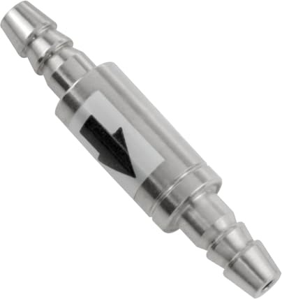 PIYANYO Stainless Steel One-Way Check Valve for Aquarium Carbon Dioxide System Diffuser 1PCS