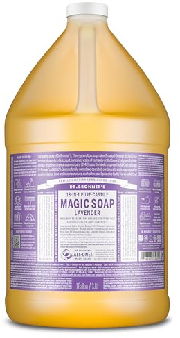 Dr Bronner - Jabón líquido de castilla de lavanda (3,79 L)