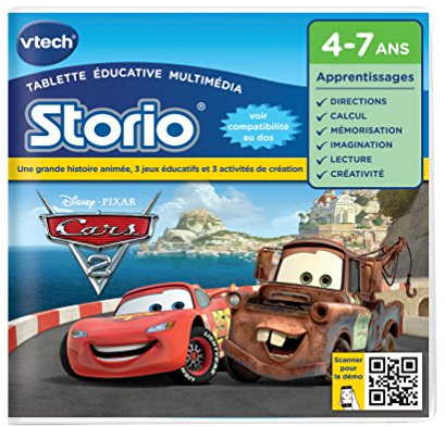 VTech Jeu éducatif Storio 2 Cars 2