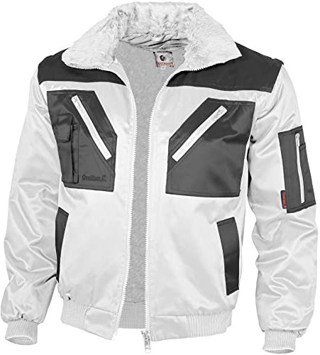 Qualitex – Veste de Pilote 4 en 1 – Col et Manches amovibles - Multicolore - Taille M