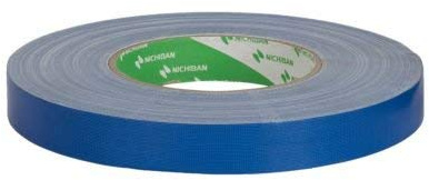 Kortpack | Nichiban Gaffa Tape Blau | 19 mm x 50 m | 1 Rolle | Strapazierfähiges Klebeband für Reparaturen, Handwerk und Dekoration